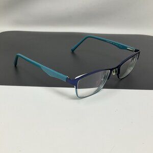 FLEXON JUNIOR J4003 424 Turquoise Navy Unisex Kids Eyeglasses 51 [] 18-135